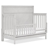 Evolur Lourdes Convertible Crib Toddler Guard Rail in Greyhoud, Full and Easy Assembly, Lasting Quality, Converts Cribs to Toddler Beds, Made of Solid Hardwood