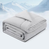 JOODOU Lightweight Comforter Twin Size, Winter Warm Down Alternative Comforter, Soft Breathable Duvet Silk Smooth Blanket,All Season Summer Quilt, Grey-Twin/Twin XL-68×90 JOODOU