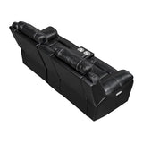 Lexicon Wall Hugger Power Double Reclining Loveseat with Console, Faux Leather Home Theater Seating with LED Lighting, Charging Ports, Bluetooth Speaker Wireless, Cup Holders, Hidden Storage, Black Lexicon