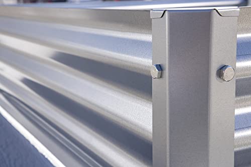 Arrow Sheds GrowIT Galvanized Steel Raised Flower and Plant Bed for The Garden or Greenhouse, 36" x 36" x 17" Arrow