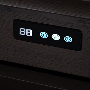 XM-ICE Tilt Out Trash Cabinet, Wooden Trash Can Cabinet with Door Kitchen Hamper Cabinet for Kitchen Dog Proof, Dining Room and Laundry Room, 10-Gallon, Dark Walnut Single XM-ICE