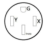 Parkworld 885378C EV Charging Adapter NEMA TT-30P to 14-50R (ONLY for EV or Tesla use, NOT for RV) (One Piece Compact Adapter) Parkworld