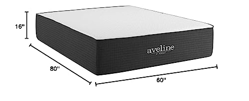 Modway Aveline 16” Gel Infused Memory Mattress with CertiPUR-US Certified Foam Queen Mattress