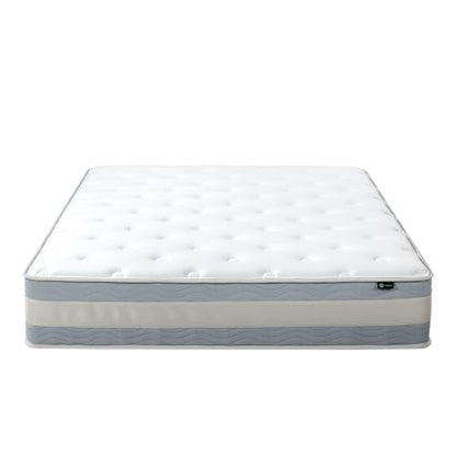 ZINUS 12 Inch Cooling Comfort Support Hybrid Mattress [New Version], King, Fiberglass Free, Medium Plush, Cooling Motion Isolation, Certified Safe Foams & Fabric, Mattress in A Box