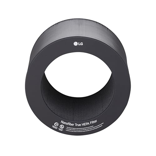 LG PuriCare 360 Air Purifiers for Home, Large and Small Room, Bedroom, Up to 2,059 ft² in 1 Hr with NanoFiber True HEPA Filter, 360 Degrees of Filtration, WiFi, Air Quality Monitor, Low Noise LG