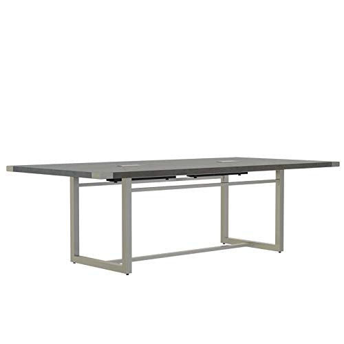 Mirella Conference Table Sitting Height - 8' Stone Gray - WoodArtSupply