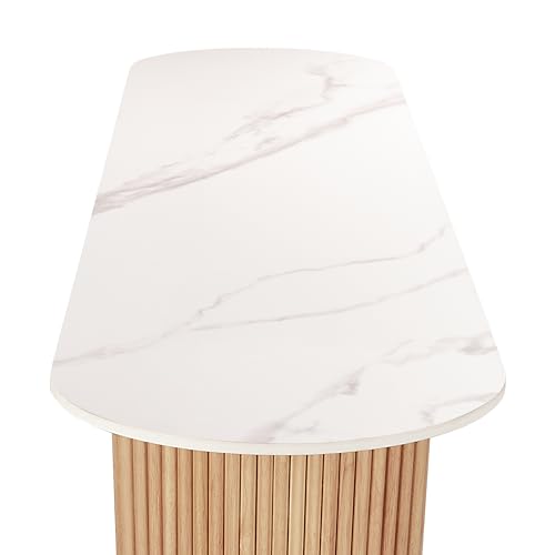 THKSHOUZ Mid Century Modern Console Table, Solid Wood Console Table, 47.2'' Sofa Table, Narrow Entryway Table for Hallway, Behind The Couch, Living Room, Foyer, Easy Assembly THKSHOUZ