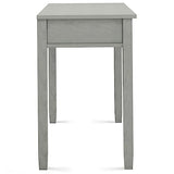 SIMPLIHOME Warm Shaker SOLID WOOD Transitional 48 Inch Wide Desk in Fog Grey, for The Office Desk, Writing Table, Workstation and Study Table SIMPLIHOME