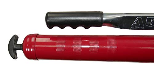 Alemite 500-E Grease Gun, Develops up to 10,000 psi, Delivery 1 oz./21 Strokes, 16 oz. Bulk or 14 oz. Cartridge, with 18" Hose & Coupler, 3-Way Loading Alemite