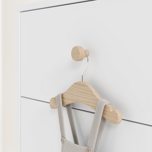 Storkcraft California 6-Drawer Double Dresser (White with Driftwood) - GREENGUARD Gold Certified, Interlocking Drawer System, Dresser Drawer Organizer for Kids Bedroom Storkcraft