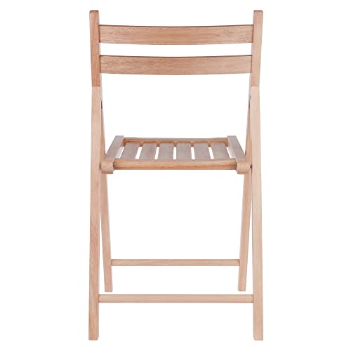 Robin 4-PC Folding Chair Set - Parent,Natural Finish, Set of 4, Wood Winsome