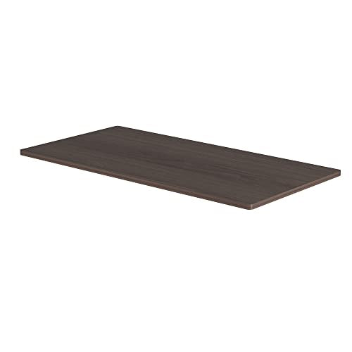 ALFA BUSINESS 60 x 30 inch One-Piece Heavy Sturdy Solid Table top, 1" Thickness Commercial-Grade High-Density Wood, for Standing Desk Adjustable Desk, Walnut ALFA BUSINESS