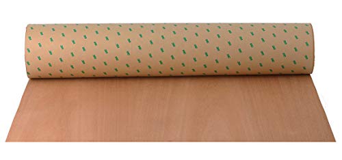 Edge Supply Mahogany Wood Veneer Sheet Flat Cut, 24" x 48”, Peel and Stick, “A” Grade Veneer Face – Easy Application with 3M Self Adhesive Veneer Edge Supply