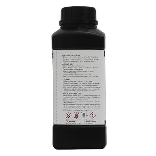 SuperElastic 3D Printer Resin, Softness 60A Simulating Soft Silicone, Made in Korea by 3DMaterials (500g, Clear) 3DMaterials