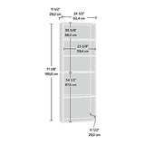 Sauder Beginnings 5-Shelf Bookcase in Brook Cherry Finish Sauder