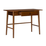 Linon Melissa Mid-Century Walnut Desk, 42" W x 19" D x 30" H Linon