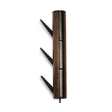 Umbra Flapper Coat Rack, Clothing Hanger, Umbrella Holder, and Hat Organizer, Great for Entryway, Black/Walnut (320361-048) Umbra