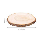 BalsaCircle 11-15-Inch Wide Natural Round Poplar Wooden Slices Party Tabletop Centerpieces - Wedding Party Crafts Home Decorations BalsaCircle BalsaCircle Centerpieces