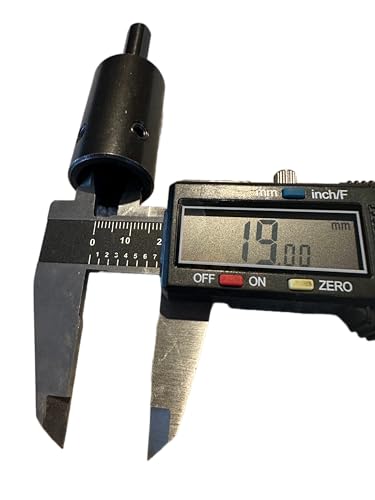 3/8" Drive Flat Round Chuck - Annular Cutter Bit Adapter Tool with 3/4" Female Shank fits Weldon - for Drill Press & Milling Machines Stellis Inc