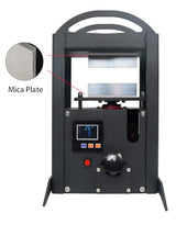 D9A91 8 Ton Portable Hydraulic Heat Press Machine 2.8 x 4.7 Inch Dual Heating Plate, Auto Temperature Adjustment Heat Press D9A91