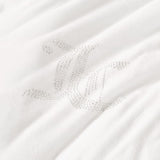Juicy Couture Angel White Velour Full/Queen Comforter Set - 3 Piece Luxury Bedding Ensemble Juicy Couture