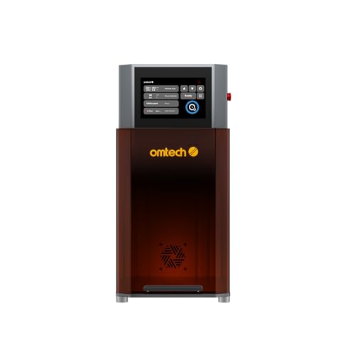 OMTech Dual-Laser Engraver, 10"x10" & 6"x6" 30W Fiber Laser & 20W Diode Laser Marking Machine, Metal & Non-Metal Laser Engraving Machine with Autofocus 16MP Camera for Wood Copper Silver Leather Gold OMTech