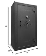Stealth Premier 36 Gun Safe PR36 UL RSC Burglary Rated, 90 Minute Fire Protection, 32 Gun Capacity UL Listed Lock, CA DOJ Approved, Shelves & Customizable Door Panel Organizer Stealth