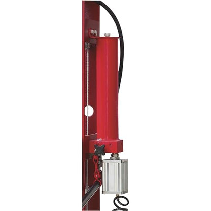 Strongway 40-Ton Pneumatic Shop Press with Gauge and Winch - WoodArtSupply