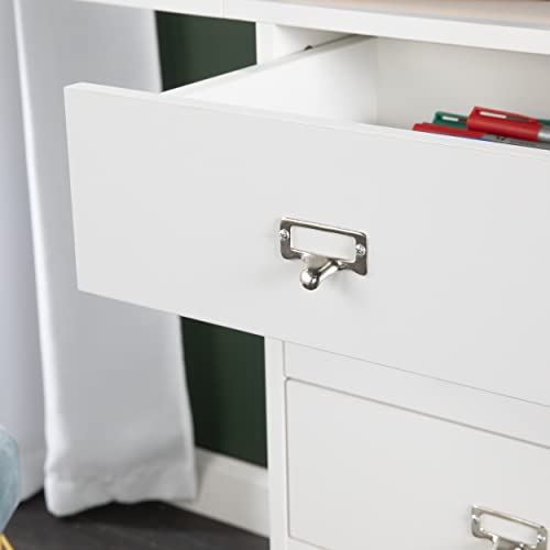 SEI Furniture Fold-Out Organizer Convertible Desktop Craft Desk, White SEI Furniture