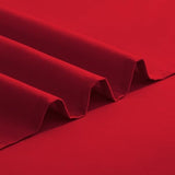 Elegant Comfort Luxurious 1500 Premium Hotel Quality Microfiber Three Line Embroidered Softest 4-Piece Bed Sheet Set, Wrinkle and Fade Resistant, King, Red Elegant Comfort