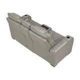 Lexicon Power Double Reclining Loveseat, Center Console/Heat/Massage/Headrest/Storage Arms/Cup Holders/LED Lights/Wireless Charging, Top Grain Leather Match Wall Hugger Recliner Loveseat, Grey Lexicon