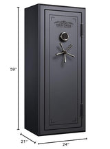 Heritage Security Products 24-Gun Fireproof and Waterproof Safe with Electronic Lock, Dark Silver 24ESSH Heritage Security Products