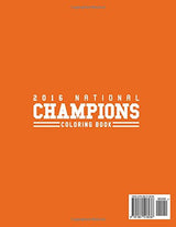 2016 National Champions Coloring Book WoodArtSupply
