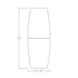 SKUTCHI DESIGNS INC. 10-Person Boat Shaped Modular Conference Table with Power and Data | Harmony Series | 10' Meeting Room Table | Scratch-Resistant Laminate | Square Metal Bases & Light Gray SKUTCHI DESIGNS INC.