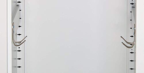 AdirOffice Kids Steel Metal Storage Locker - for Home & School - with Key & Hanging Rods (48 in, Green) AdirOffice