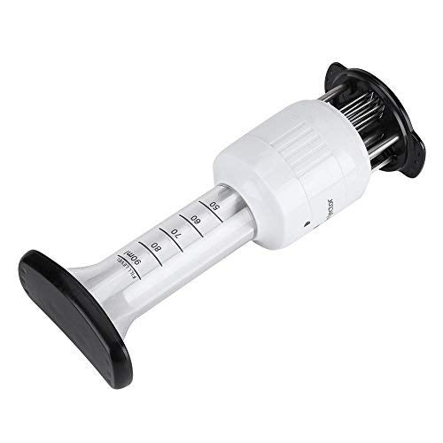 Textured Meat Tenderizer, 304 stainless steel Meat Marinade Tenderizer Needle Injector Steaks Flavor Syringe Cook Kitchen Tool Pomya