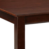 East West Furniture DUT-MAH-T Dudley Dining Room Table - a Rectangle Solid Wood Table Top with Sturdy Legs, 36x60 Inch, Mahogany East West Furniture