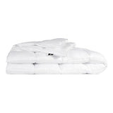 SERTA Down Illusion All Season Hypoallergenic Down Alternative Comforter with Corner Loops, Twin/Twin XL, White Serta