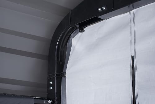 Arrow Carports Enclosure Kit for Galvanized Steel Carport, Fabric Carport Wall Panels, 20' x 20' x 7' Arrow