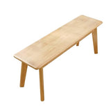 Entry Bench, Wood Bench Indoor, Dining Room Bench, Hallway Bench for Entryway, Wood Bench, Solid Oak Wood Bench, Wood Bench for End of Bed, for Kitchen Bedroom, Indoor and Hallway(Yellow,120 WoodArtSupply