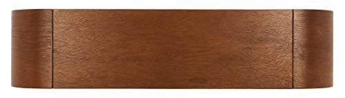 SAFAVIEH Home Collection - Liasonya Modern Natural Brown Waterfall Curved Console Table SAFAVIEH