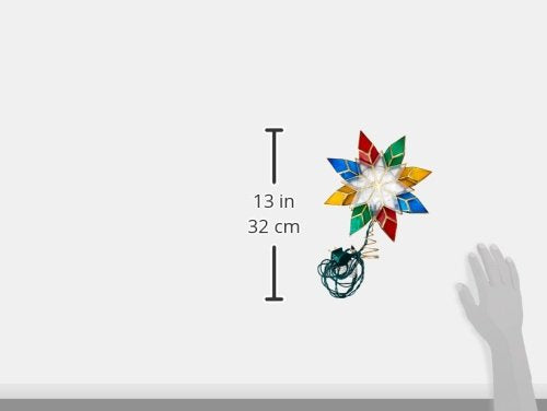 Kurt Adler 10-Light Multi-Color Capiz Star Tree Topper Kurt S. Adler