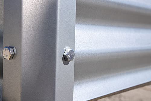 Arrow Sheds GrowIT Galvanized Steel Raised Flower and Plant Bed for The Garden or Greenhouse, 36" x 36" x 17" Arrow