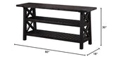 Modus Furniture Yosemite Solid Wood Console Table, Cafe Modus Furniture