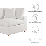 Modway Commix Down-Filled Overstuffed Upholstered 4-Piece Sectional Sofa Modway