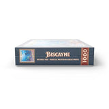 MyPuzzle Biscayne National Park - Manatees Whispering Beneath, Vintage Travel Poster - Premium 1000 Piece Jigsaw Puzzle for Adults MyPuzzle.com
