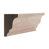 EWSC16 Solid Crown Moulding, 15/16" x 1-3/8", Red Oak, 94" NewMouldings