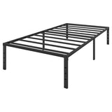 XXF Bed Frame, Metal Platform Bed Frame No Box Spring Needed, Bed with Heavy Duty Strong Support Slats, Noise Free, Easy to Assembly, Under Bed Storage (14 Inch, Twin) XXF