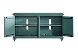 Martin Svensson Home Garden District Rustic Turquoise Solid Wood 65" TV Stand Martin Svensson Home