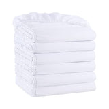 Arkwright Bulk Twin Fitted Sheets - Pack of 6 - Soft Brushed Microfiber Hypoallergenic Bottom Sheet Only with Deep Pocket, Bedding Essentials for Hosts and Hotels, White Arkwright LLC